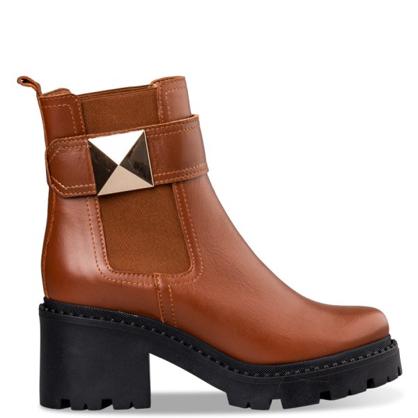  LEATHER BOOTIES 2025